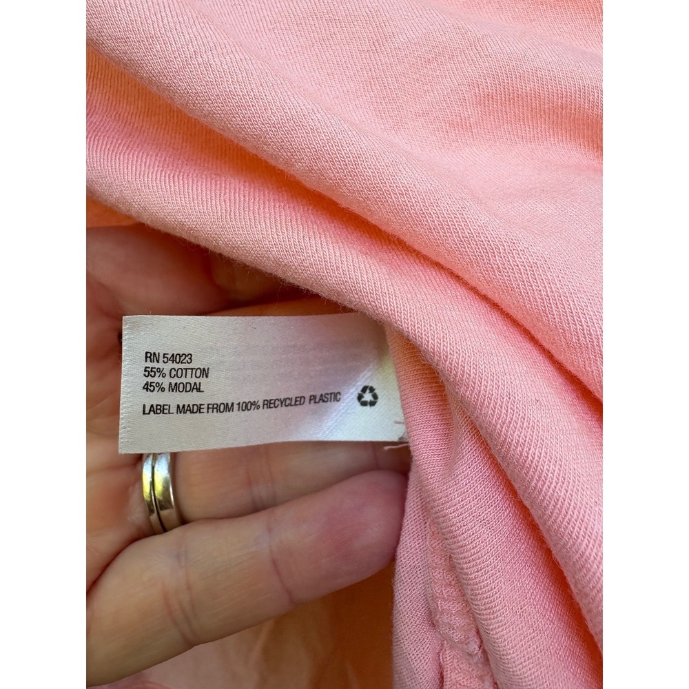 Gap Designed & Crafted Peach Cotton Blend Dolman Sleeve Top Large - Picture 4 of 4